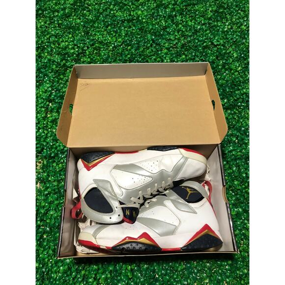 Air Jordan Retro 7 Olympic 2012 Size 12M Replacement Box 304775-135 - Picture 6 of 12